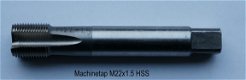 Metrische machine tap M 22 x 1,5 - 1 - Thumbnail