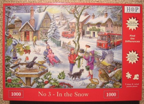 House of Puzzles - No. 3 In the Snow - 1000 stukjes Nieuw - 2