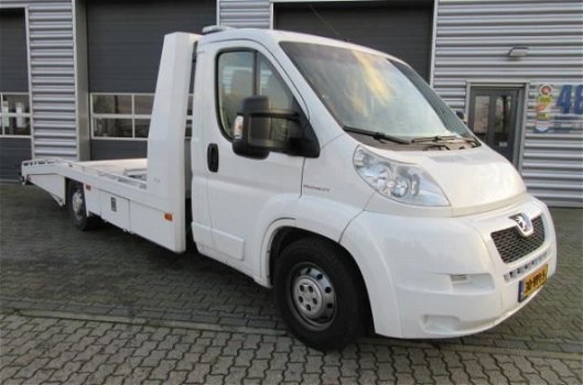 Peugeot Boxer - 335 3.0 HDI L4 | Tijhof Autotransporter | Oprijwagen | Airco | Elektrische lier - 1