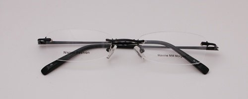 Bril Montuur model 15 Black met clip, Metaal, NIEUW, €25 - 1