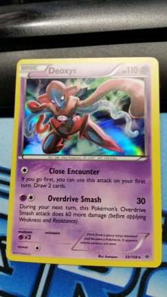 Deoxys holo 33/108 XY Roaring Skies - nr. 1
