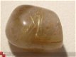 #9 Rutiel kwarts Rutil quartz Knuffelsteen Trommelsteen - 1 - Thumbnail