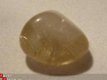 #6 Rutiel kwarts Rutil quartz Knuffelsteen Trommelsteen - 1 - Thumbnail