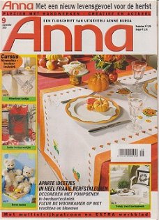 Anna Maandblad 2002 Nr. 9 September + Merklap Apotheker. GERESERVEERD