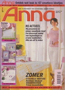 Anna Maandblad 2002 Nr. 7 Juli + Merklap Opticien - 1