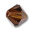 Swarovski 5328 Smoked Topaz 4mm Per 10 Stuk