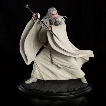 The Hobbit Statue SARUMAN THE WHITE AT DOL GULDUR - 0
