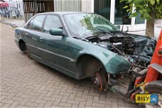 BMW E38  728IA vermountgruen metallic, schade auto bij BILY Autodemontage