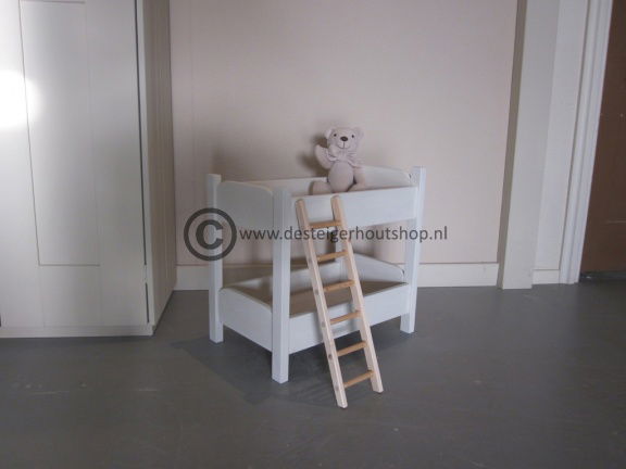 Poppenbedje (stapelbedje) - Afbeelding 3