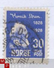 Noorwegen 1928 Henrik Ibsen 30 ore gestempeld yvert 131 - 1