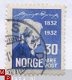 Noorwegen 1932 Bjoernson 30 ore gestempeld yvert 158 - 1 - Thumbnail