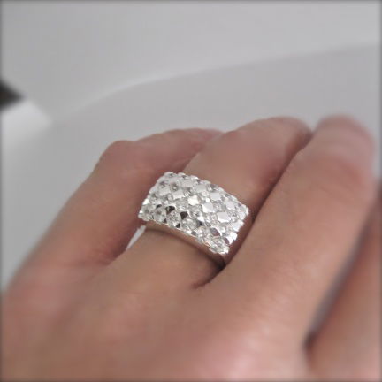 NIEUW Strakke zilveren RING zirkonia, verkrijgbaar in 2 ringmaten, INCLUSIEF VERZENDEN. - Afbeelding 2