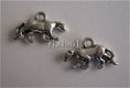 bedeltje/charm dieren : panter - 19 x 11 mm - 1 - Thumbnail