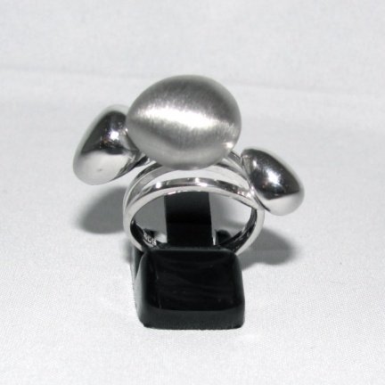 NIEUW! Zilveren handgemaakte RING, 3-kei, INCLUSIEF VERZENDEN! - nr. 1
