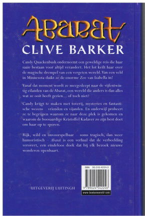 Clive Barker = Abarat deel 1 - Afbeelding 2
