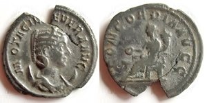 Zilveren antoninianus keizerin Octacilia Severa Sear 2625 - 1