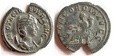 Zilveren antoninianus keizerin Octacilia Severa Sear 2625 - 1 - Thumbnail