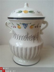 Retro Rumtopf van W. Germany Scheurich.