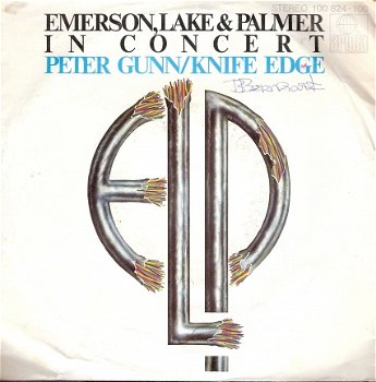 Emerson Lake & Palmer - Peter Gunn & Knife Edge -vinylsingle - 1