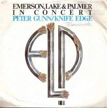 Emerson Lake & Palmer - Peter Gunn & Knife Edge -vinylsingle - 1