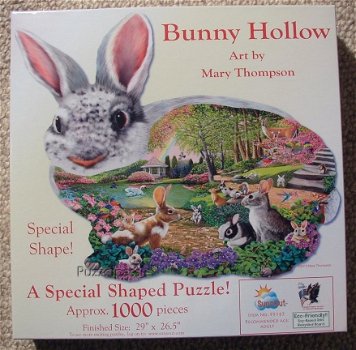 SunsOut - Bunny Hollow - 1000 Stukjes Nieuw - 2