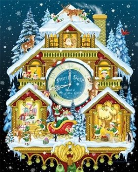 Vermont - Christmas Cuckoo Clock - 1000 Stukjes Nieuw - 1