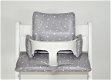 Gecoate stoelverkleiner voor stokke tripp trapp kinderstoel Grey Flower bbruit - 8 - Thumbnail