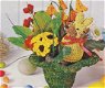Haakpatroon 2047 bloemstuk en paashaas - 1 - Thumbnail