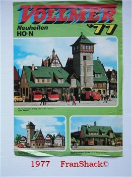 [1977] Neuheiten H0+N Brochure '77, Vollmer - 1