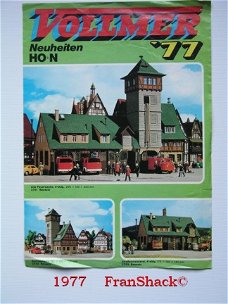 [1977] Neuheiten H0+N Brochure '77, Vollmer