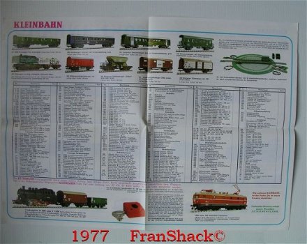 [1977] 30 Jahre Kleinbahn H0 brochure, T.H.S. Spoorwegmodelbouw #1 - 2
