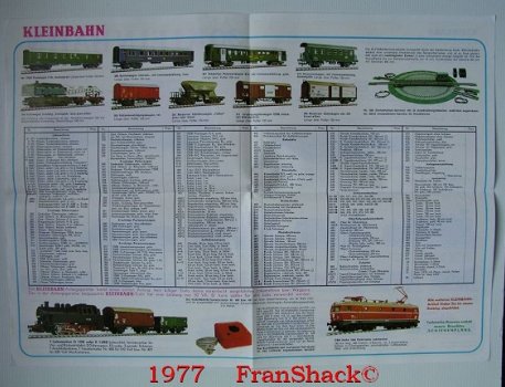 [1977] 30 Jahre Kleinbahn H0 brochure, T.H.S. Spoorwegmodelbouw #2 - 3