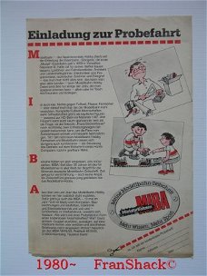 [1980~] MIBA MiniaturBahnen reclamefolder, MIBA