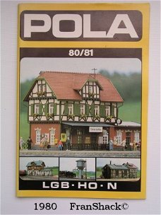 [1980] Katalog Modelle '80/81 LGB+N+HO Modellbausätze, POLA