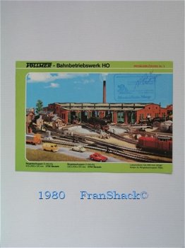 [1980~] Folder: Vollmer-Bahnbetriebswerk H0, Wolfram Vollmer - 1
