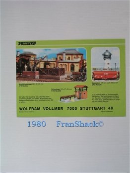 [1980~] Folder: Vollmer-Bahnbetriebswerk H0, Wolfram Vollmer - 3