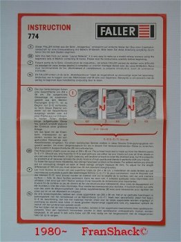 [1980~] Instruction 774, Anlagenbau, Faller - 1