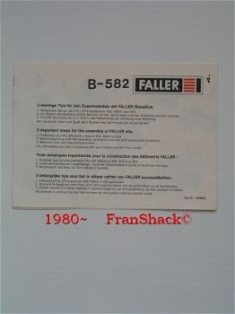 [1980~] Bijsluiter B-582 set, Faller - 1