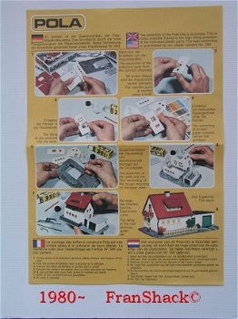 [1980~] Algemene montagerichtlijn Pola-kits, POLA - 1