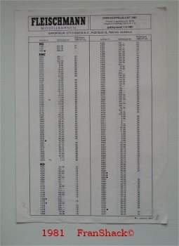 [1981] Fleischmann 81/82 NLcatalogus, Fleischmann - 6