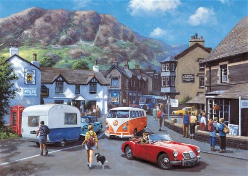 Ravensburger - Happy Days Lake District - 1000 Stukjes Nieuw - 1