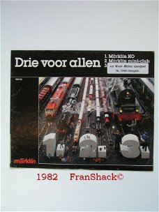 [1982] Brochure: Drie voor allen 1982/83 NL, Märklin