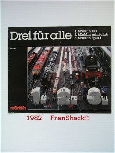 [1982] Brochure: Drei für alle 1982/83, Märklin