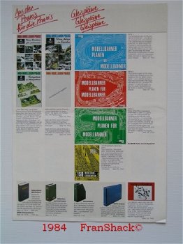 [1984] Verlagsprogramm, Miniaturbahnen, MIBA Verlag - 3
