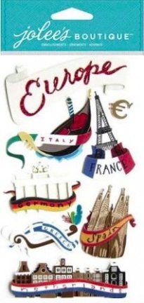 SALE Jolee's Boutique Dimensional Stickers Europe
