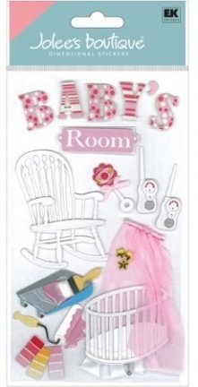 SALE NIEUW Jolee's Boutique Dimensional Stickers Baby Room Girl