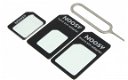 Noosy Sim Adapter 3 in 1 en Ejector pin / Nano Sim en Micro Sim - 3 - Thumbnail