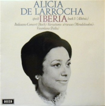 LP - IBERIA - Alicia de Larrocha, piano - 0