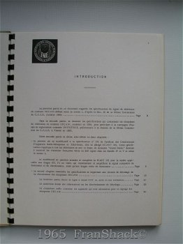 [1965] SECAM Spécifications et modes d'utilisation des appareillages, FNIE - 3