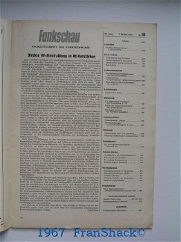 [1967] Funkschau, Nr.10 - Mai 1967, Franzis Verlag - 2